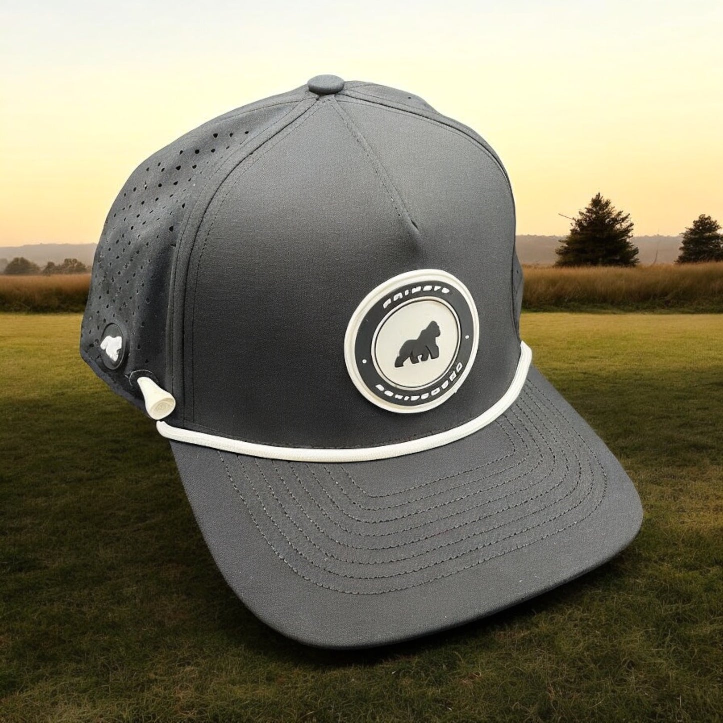 Sweat & water resistant golf hat - Black