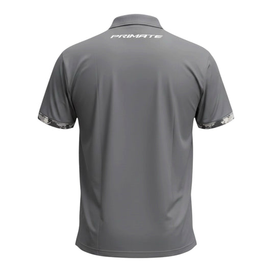 Golf Polo - Grey Camo - Primate Activewear