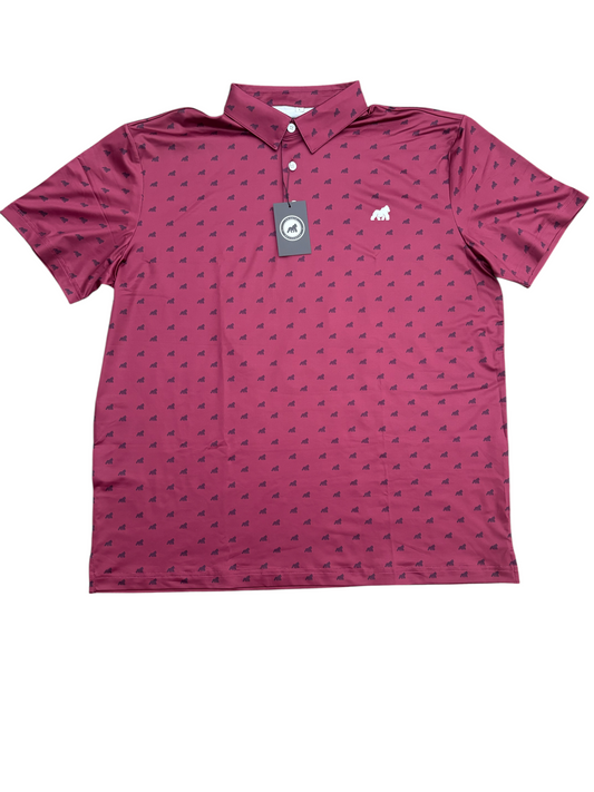 Golf Polo - Maroon