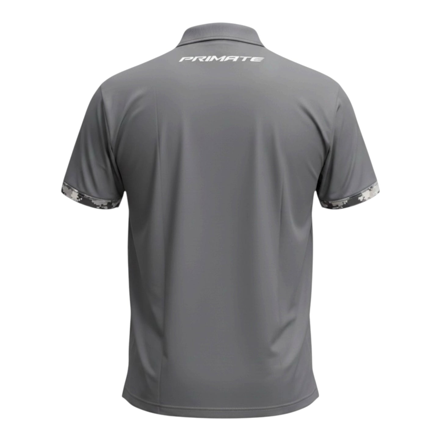 Golf Polo - Grey Camo - Primate Activewear