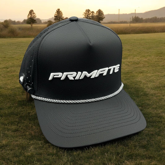 Sweat & water resistant golf hat - Black - Primate Activewear