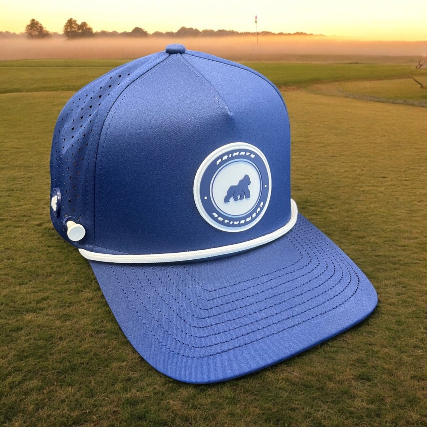 Sweat & water resistant golf hat - Navy - Primate Activewear